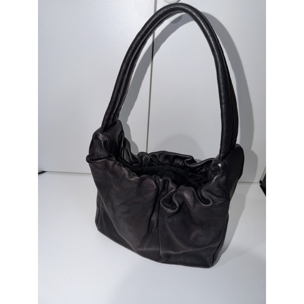 Staud Felix Black‎ Leather Bag $295 L - Picture 8 of 13